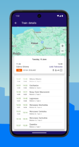 KOLEO - PKP (Polish Railways) timetable 10.8.7