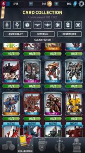 Warhammer Combat Cards - 40K 39.9