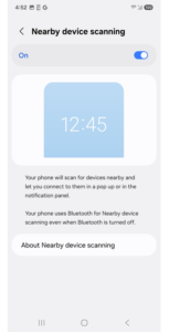 Samsung Nearby device scanning agent 11.0.00.21