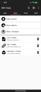 NFC Tools 8.3 (Android 4.0+) NFC Tools 8.3 (Android 4.0+)