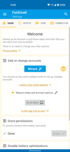 FairEmail, privacy aware email (f-droid version) 1.2262 FairEmail, privacy aware email (f-droid version) 1.2262
