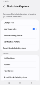 Samsung Blockchain Keystore 1.3.17.2