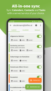 DAVx⁵ – CalDAV CardDAV WebDAV (f-droid version) 4.4.2-ose DAVx⁵ – CalDAV CardDAV WebDAV (f-droid version) 4.4.2-ose