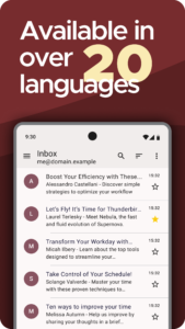 Thunderbird Beta for Testers (f-droid version) 15.0