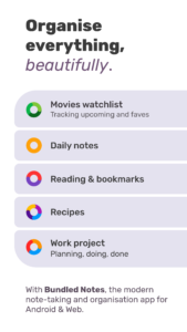 Bundled Notes - List, Organize 2.0 [0024]