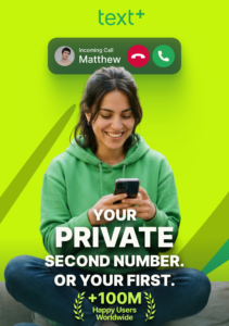 textPlus: Text Message + Call 8.3.7 (120-640dpi) (Android 7.0+)