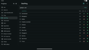 PingTools Network Utilities 4.16 Free PingTools Network Utilities 4.16 Free
