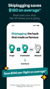 Skiplagged: Travel Hacks 2.5.2 Skiplagged: Travel Hacks 2.5.2