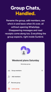 Sunbird: iMessage on Android 1.0.0.30 (Early Access) (120-640dpi) Sunbird: iMessage on Android 1.0.0.30 (Early Access) (120-640dpi)