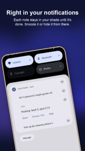 Quick Notes: Pin to Status Bar 7.0